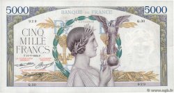 5000 Francs VICTOIRE FRANCIA  1935 F.44.03 BB
