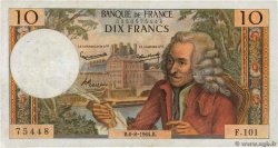 10 Francs VOLTAIRE FRANCE  1964 F.62.10 TB