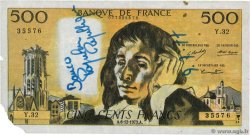 500 Francs PASCAL Faux FRANCE  1973 F.71.10x G