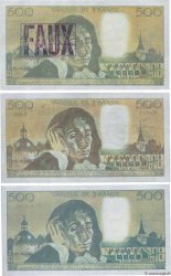 500 Francs PASCAL Faux FRANKREICH  1991 F.71.48x fVZ