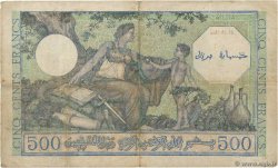 500 Francs ALGÉRIE FRANCIA  1943 VF.09.01 BC+