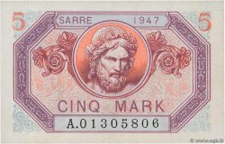 5 Mark SARRE FRANCIA  1947 VF.46.01 EBC