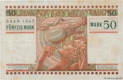 50 Mark SARRE FRANKREICH  1947 VF.48.01 fSS