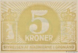 5 Kroner GREENLAND  1913 P.14A UNC