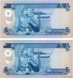 5 Dollars Petit numéro ISOLE SALAMONE  1977 P.06a FDC