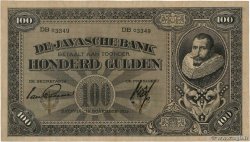 100 Gulden NETHERLANDS INDIES  1925 P.073b XF