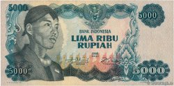 5000 Rupiah INDONESIEN  1968 P.111a VZ