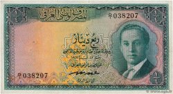 1/4 Dinar IRAK  1947 P.037 TB+