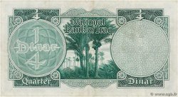 1/4 Dinar IRAQ  1947 P.037 F+