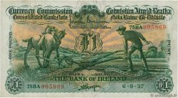 1 Pound IRLANDA  1937 P.008a BC