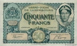50 Francs LUXEMBOURG  1932 P.38a SUP+