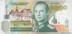 5000 Francs LUSSEMBURGO  1993 P.60a q.FDC