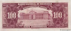 100 Cordobas NICARAGUA  1954 P.104a BB