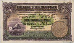 500 Mils PALESTINE  1945 P.06d TTB