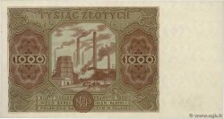 1000 Zlotych POLAND  1947 P.133 XF+