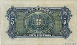 5 Escudos PORTUGAL  1925 P.133 F