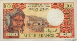 1000 Francs AFARS ET ISSAS  1975 P.34