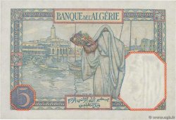5 Francs ALGERIA  1939 P.077a AU-