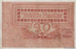 20 Francs BELGIEN  1914 P.067 VZ+