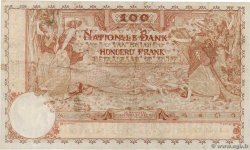 100 Francs BELGIUM  1920 P.078 VF