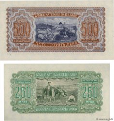 250 et 500 Leva Lot BULGARIA  1943 P.065a et P.066a SC+