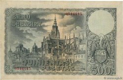 500 Pesetas ESPAÑA  1940 P.124 MBC+