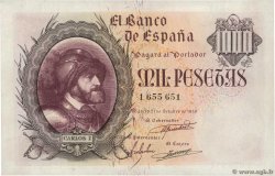 1000 Pesetas SPAIN  1940 P.125a XF+