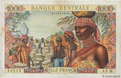 1000 Francs EQUATORIAL AFRICAN STATES (FRENCH)  1962 P.05f VF