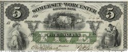5 Dollars UNITED STATES OF AMERICA Salisbury 1862  UNC