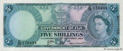 5 Shillings FIJI  1964 P.051d UNC-