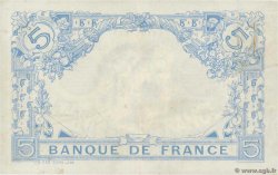 5 Francs BLEU FRANCIA  1915 F.02.31 MBC+