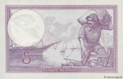 5 Francs FEMME CASQUÉE FRANKREICH  1918 F.03.02 VZ