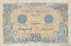20 Francs BLEU FRANCIA  1906 F.10.01 MB
