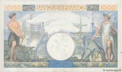 1000 Francs COMMERCE ET INDUSTRIE FRANKREICH  1940 F.39.02 fVZ