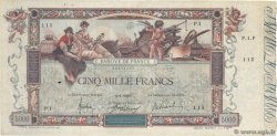 5000 Francs FLAMENG FRANCIA  1918 F.43.01 BC+