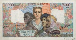 5000 Francs EMPIRE FRANÇAIS FRANCIA  1946 F.47.50 MBC