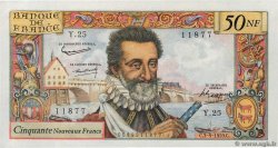 50 Nouveaux Francs HENRI IV FRANCIA  1959 F.58.03 BC+