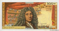 500 Nouveaux Francs MOLIÈRE FRANCE  1959 F.60.01 XF+