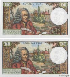 10 Francs VOLTAIRE Consécutifs FRANCE  1973 F.62.65 pr.NEUF