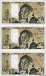 500 Francs PASCAL Consécutifs FRANCE  1983 F.71.28 XF+