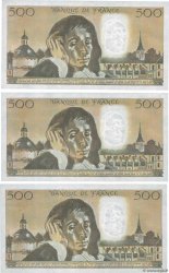 500 Francs PASCAL Consécutifs FRANCE  1983 F.71.28 SUP+