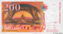 200 Francs EIFFEL Petit numéro FRANKREICH  1996 F.75.03A1 ST