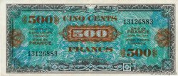 500 Francs DRAPEAU FRANKREICH  1944 VF.21.01 fVZ