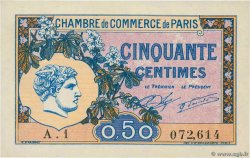 50 Centimes FRANCE regionalism and various Paris 1920 JP.097.31 AU