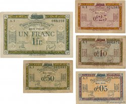 0,05 centimes au 1 Franc Lot FRANCE régionalisme et divers  1923 JP.135.01 à JP.135.05 TB