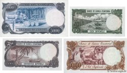 100, 500, 1000 et 5000 Bipkwele Lot GUINEA ECUATORIAL  1979 P.14 au P.17 SC+