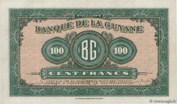 100 Francs FRENCH GUIANA  1942 P.13a VZ