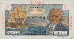 5 Francs Bougainville FRENCH GUIANA  1946 P.19a VZ