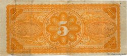5 Piastres HAITI  1875 P.072 F+