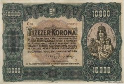 10000 Korona HUNGARY  1920 P.068 XF